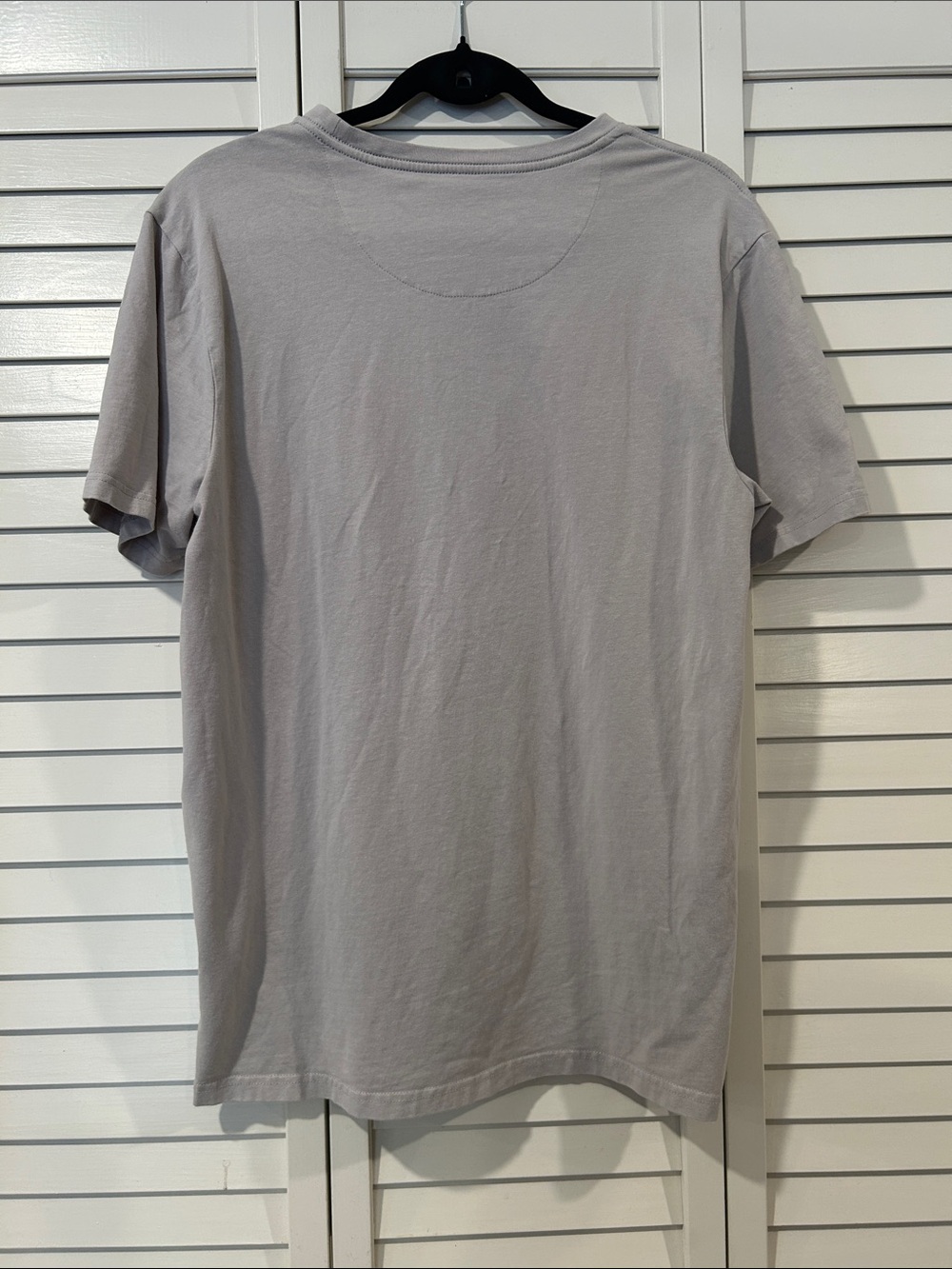 Free Planet Beige Short-Sleeve Tee with Blue Tropical Pocket Size M - Picture 5 of 10